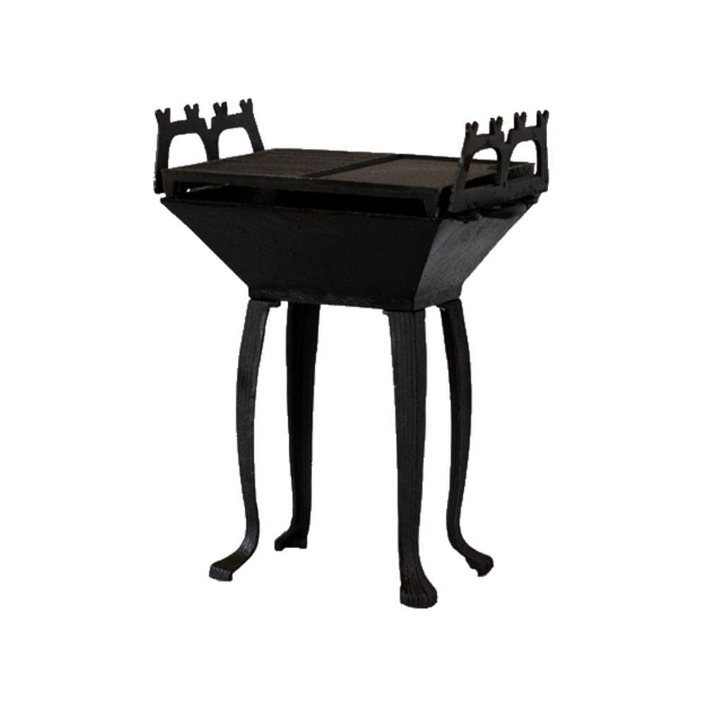 Churrasqueira Gamela Completa em Ferro Fundido 31x41cm