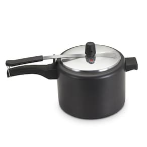 Panela Pressão 3 Litros Antiaderente Preto Alumínio Nacional