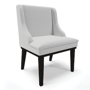 Cadeira De Jantar Liz Base Madeira Preto A05 Cinza
