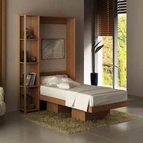 Cama Articulada Solteiro Colchão 88 X 188 Cm Cr35033 Amendoa