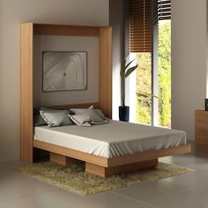 Cama Casal Para Colchão 138 X 188 Cm Cr35036 Amendoa