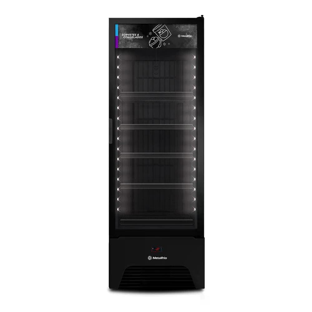 Freezer Expositor Vertical VF50AH Metalfrio Optima All Black 581L 220V
