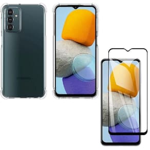 Capa Capinha Samsung M23 + Película De Vidro 3D Blindada