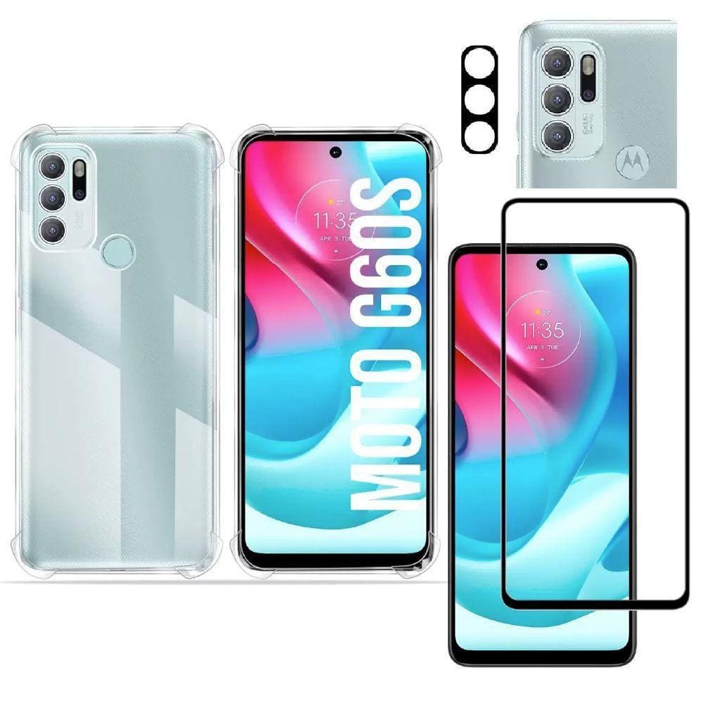 Capinha + Película 3D + Película De Câmera Moto G60S