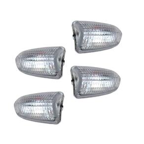 Jogo 4 Lente Pisca Cristal Titan Fan Cbx Twister Cb Xre 300