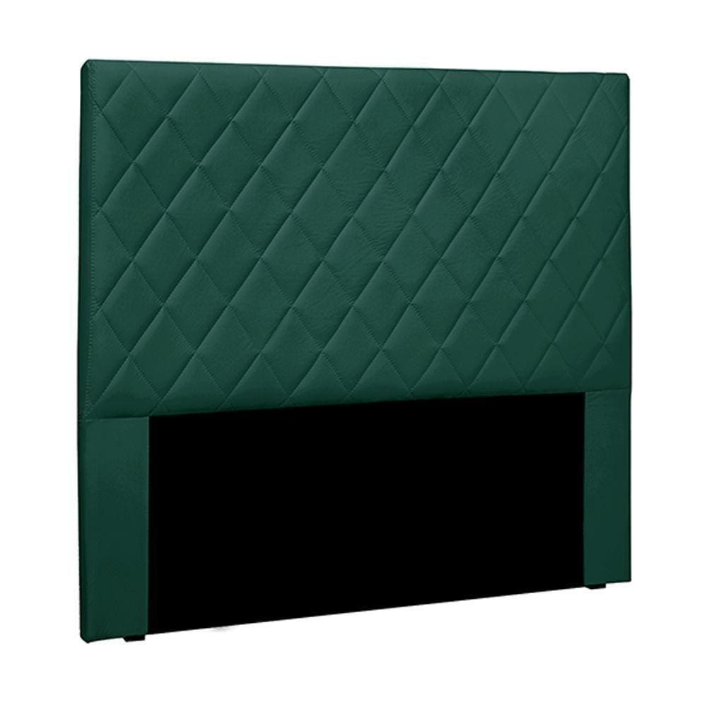 Cabeceira 1,40m Givenchy Veludo Verde Gran Belo
