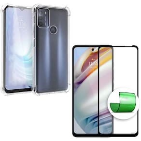Capa Capinha + Película 9D Cerâmica Moto G60