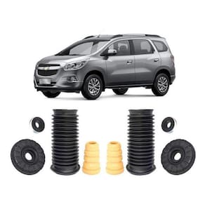 2 Kit Coxim Batente Dianteiro Chevrolet Spin 2013 2014 2015