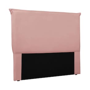 Cabeceira Queen Size 1,60m Trento Veludo Rosa Gran Belo