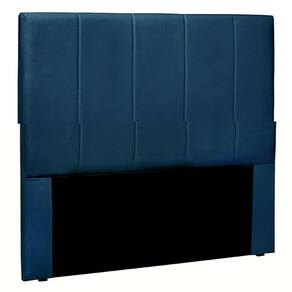 Cabeceira King Size 1,95m Erza Veludo Azul Gran Belo