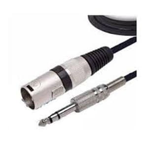 Cabo P10 Stereo X Xlr Macho Balanceado 3 Metros Fg Tec