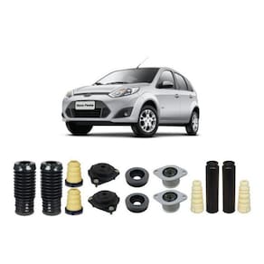 4 Kit Dianteiro Traseiro Fiesta 2011 201 2013 Coxim Batente