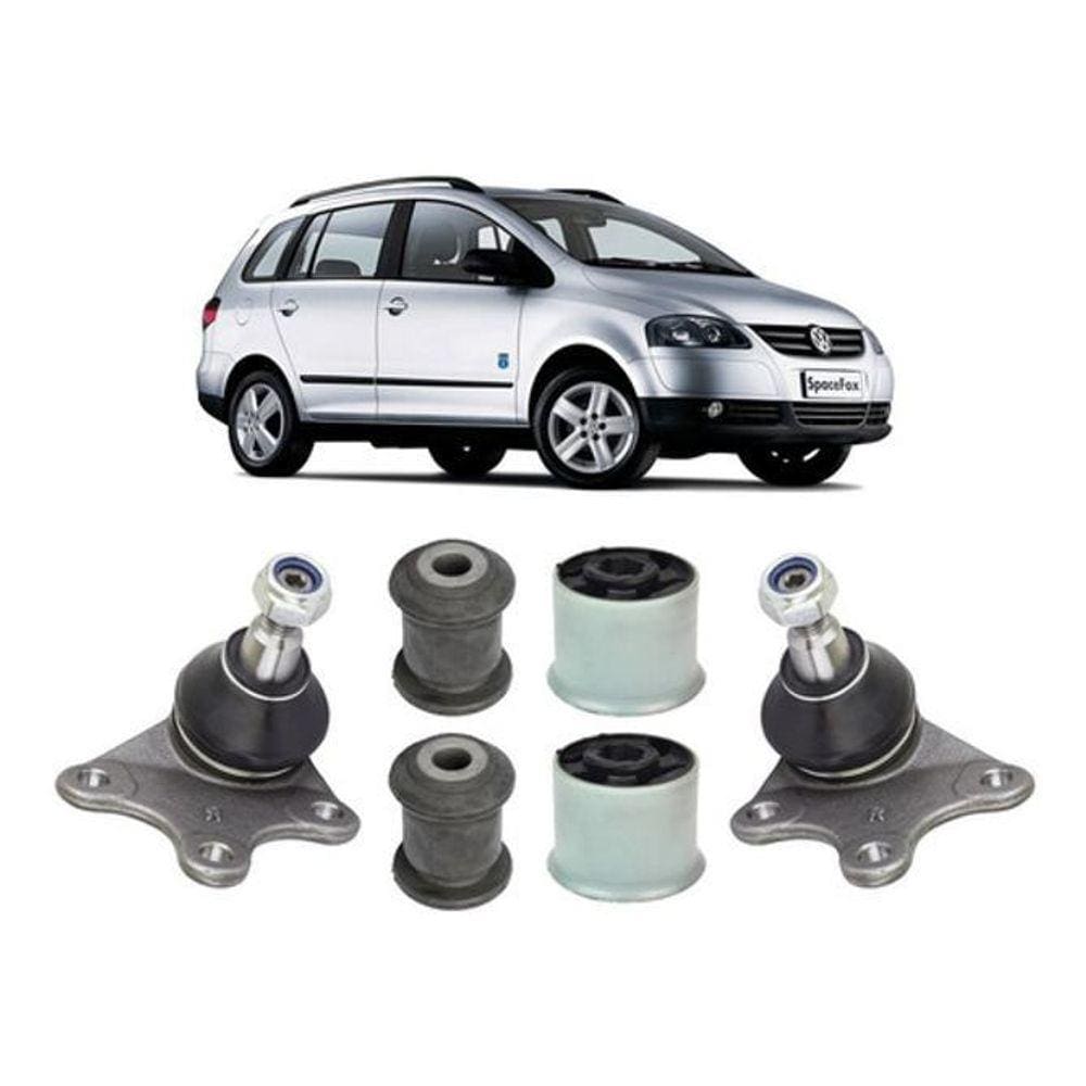 Kit Pivô Com Bucha Balança Dianteira Spacefox 2008 2009 2010