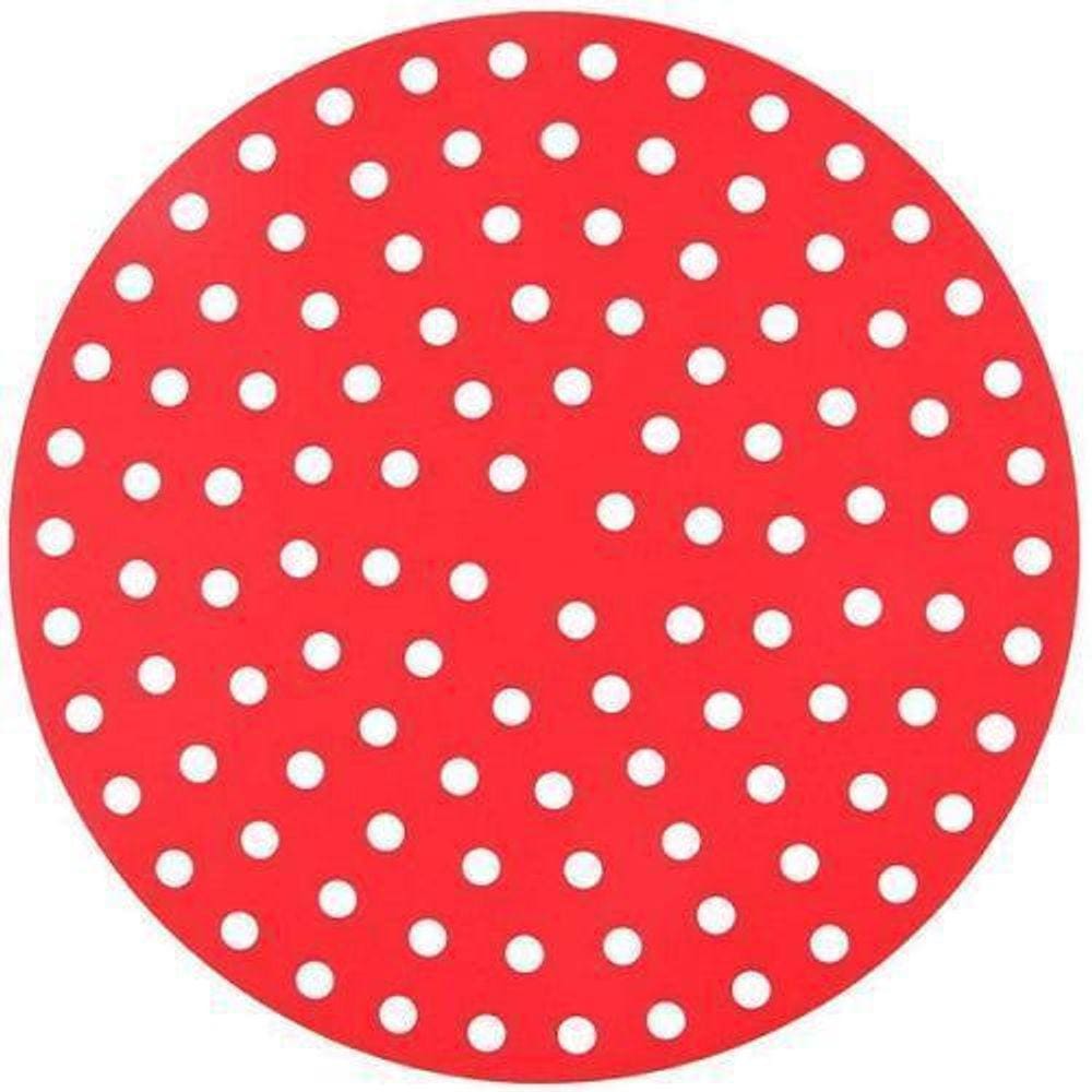 Protetor Silicone Antiaderente Para Air Fryer Redondo 19 Cm