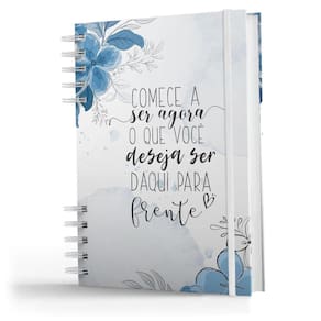 Caderno De Anotações -200 Pag- Coleção Floral - Comece Agora
