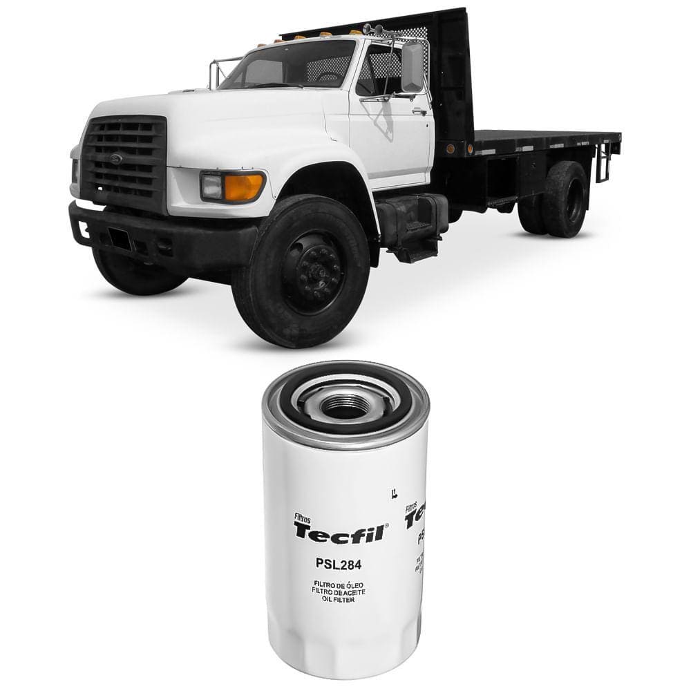Filtro Óleo Ford F800 Cummins 99 Tecfil Psl284