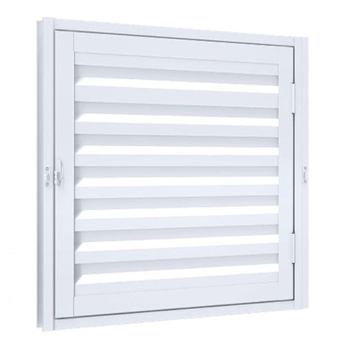 Porta de Alumínio para Alçapão 60x60cm Riobras Aluminíos Branco Menor preço em Porta de Alumínio para Alçapão 60x60cm Riobras Aluminíos Branco