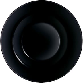 LUMINARC FRIEND`S TIME PRATO PASTA 4x28x28cm VIDRO TEMPERADO PRETO
