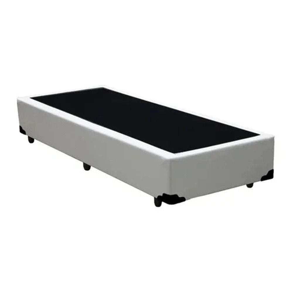 Base Box Solteiro Corino HomeQueen Branco 40x78x188