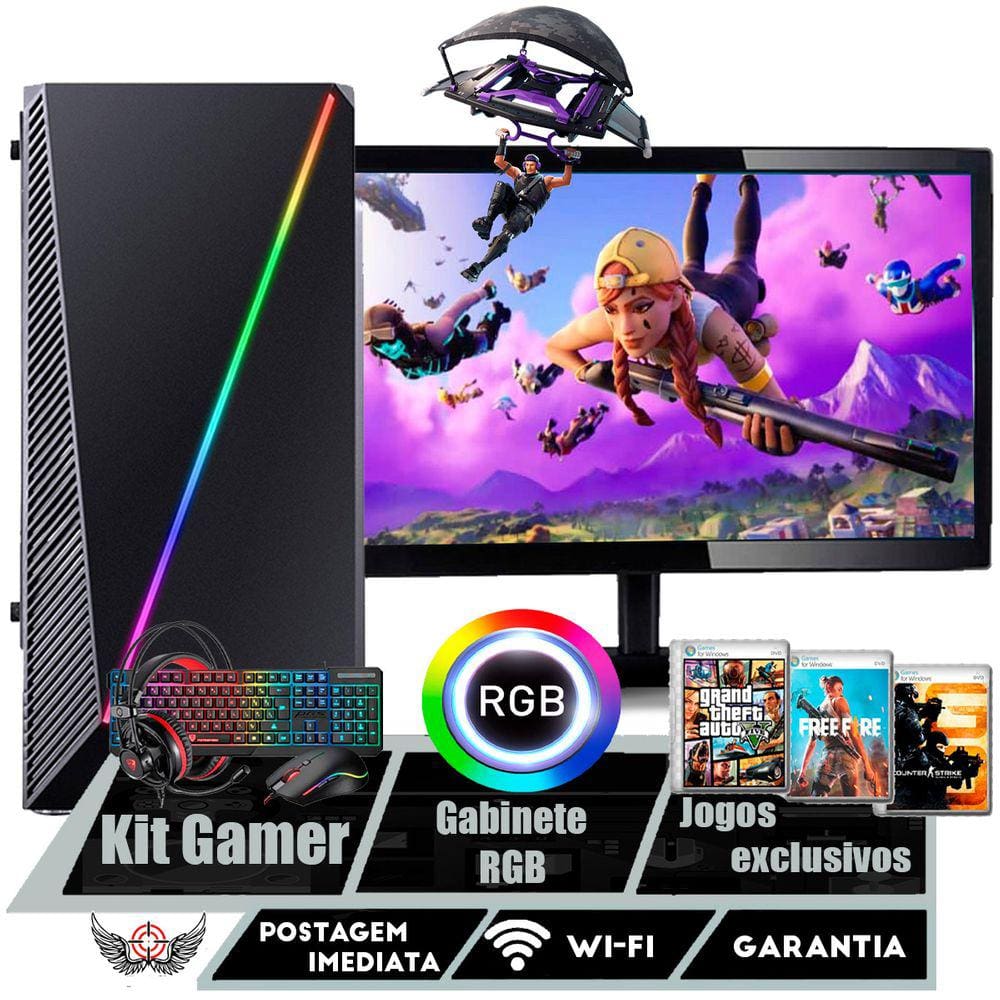 Kit gamer de pc barato  Black Friday Casas Bahia