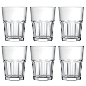 Jogo 6 Copos Bristol 200ml para Suco Água e Refrigerante Nadir Figueiredo em Vidro Transparente