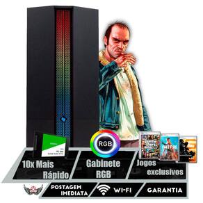 Pc Gamer Barato Amd A6 6-core Cpu 3.8ghz (placa De Vídeo Radeon R5 2gb) 8gb  Hd 500gb Skill Gaming