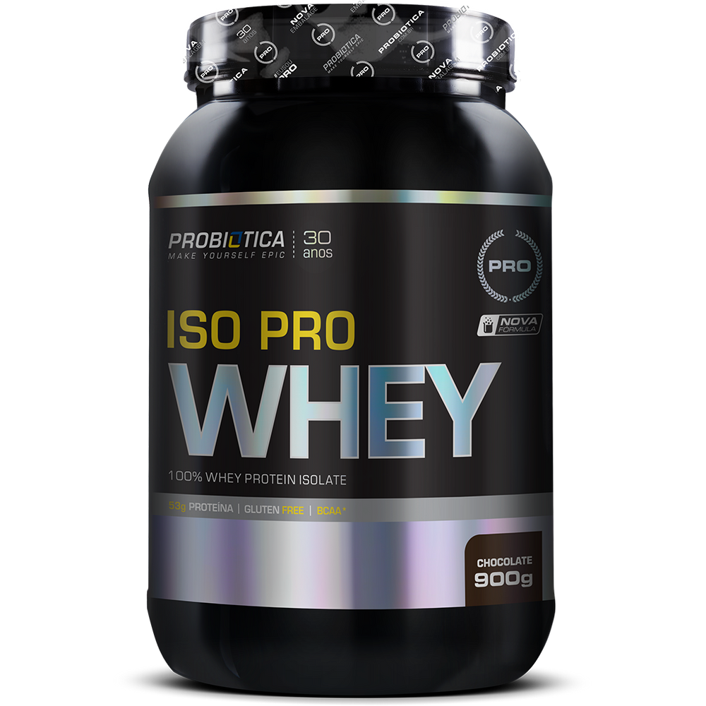 Iso Pro Whey 900g Chocolate Probiótica