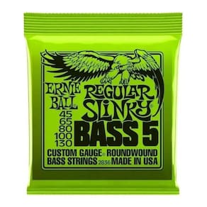 Encordoamento Baixo Ernie Ball Regular Slinky 045 5 Cordas