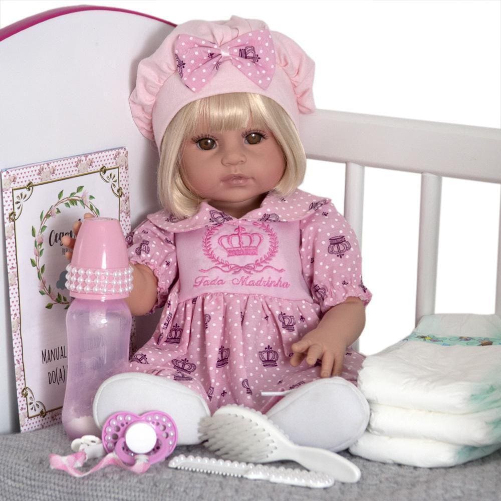 Boneca Realista Bebê Reborn Com Roupa de Fada Madrinha - Chic Outlet -  Economize com estilo!