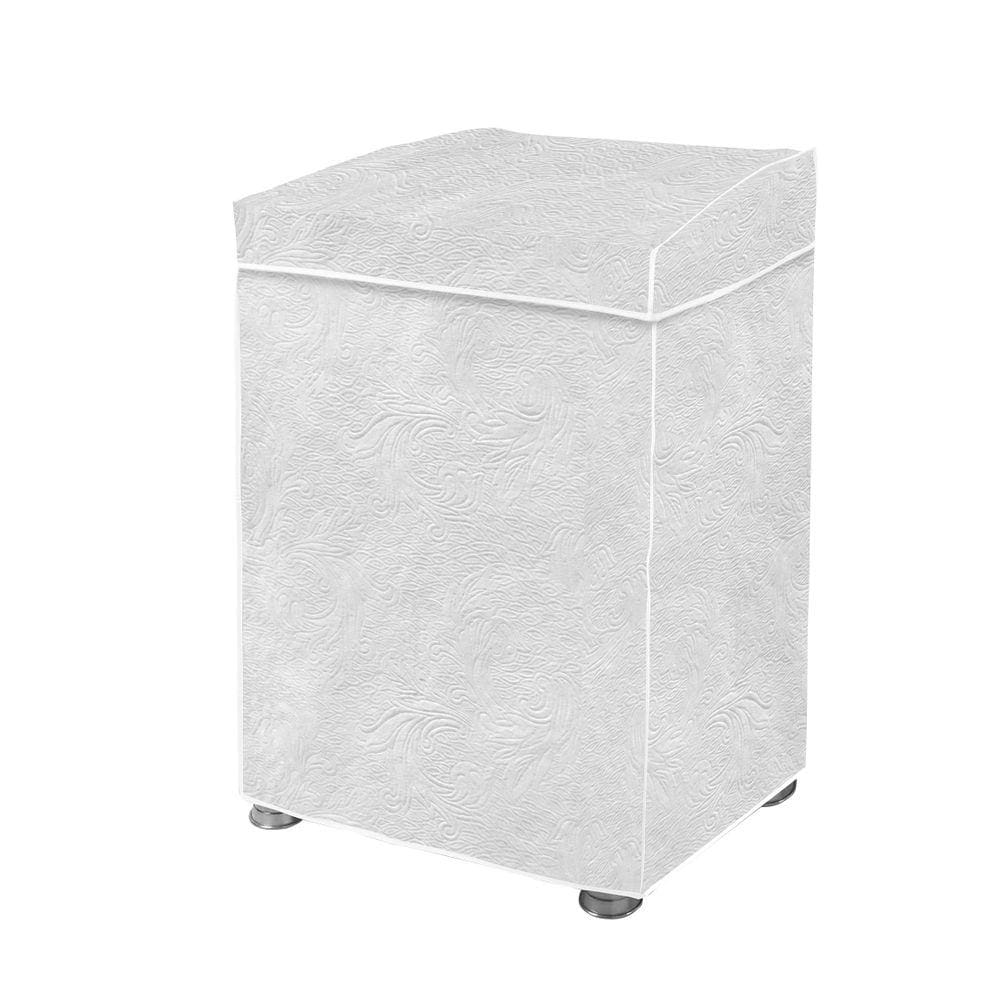 Capa De Máquina De Lavar Branca Perolizada - M