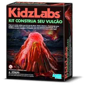 Kit Construa Seu Vulcão - 4m - Brinquedo Educativo