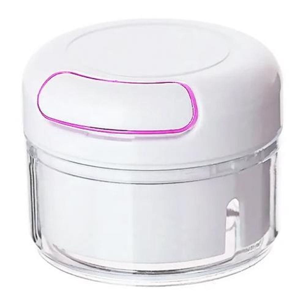 Mini Processador Manual Para Alho Legumes 170Ml