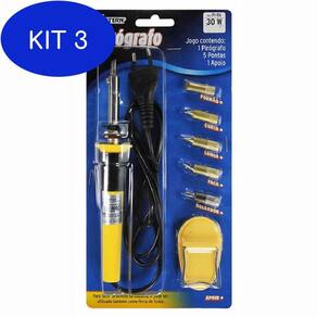 Pirografo Preciva 30W Con 20 Punte - Temperatura Regolabile 250-750&deg;C Per Legno, Cuoio E Decorazioni