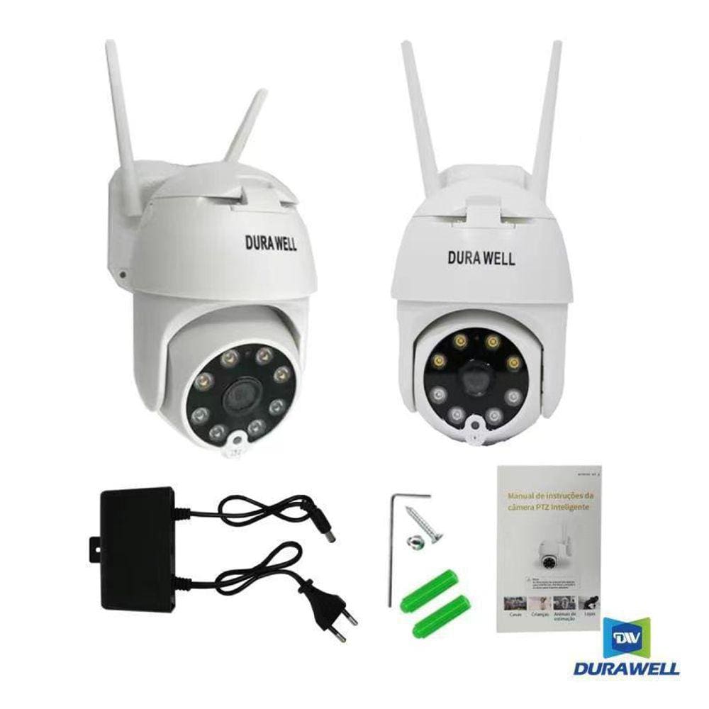 Câmera Wifi Ip A Prova De Agua Movimento Wireless Externo 8167QP Durawell