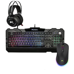 Kit Teclado + Mouse Semi Mecânico Gamer Led Rgb Óptico M800 Luuk Young