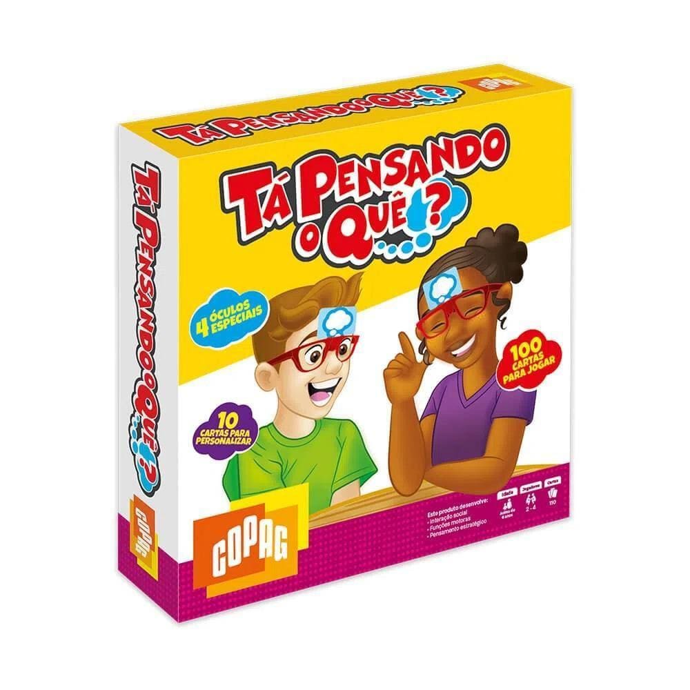 Jogo De Cartas Com Tabuleiro Tá Pensando O Que