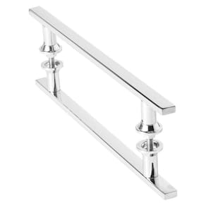 Puxador Inox Para Porta De Correr Vidro Madeira 20Cm M.S