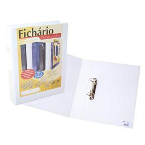 Fichário Revestido Com Cristal A4 Branco 60Mm 3264Br Com