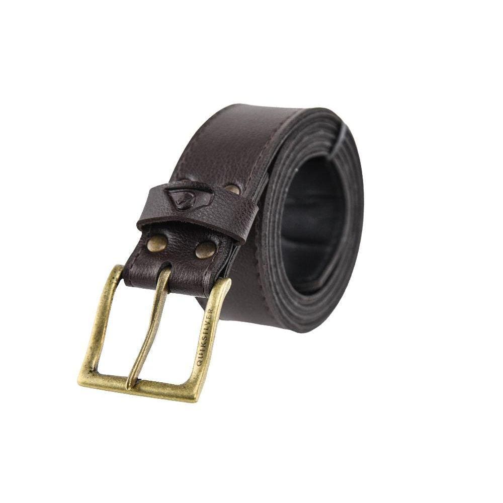 Cinto Quiksilver Solid Crossing Marrom - Masculino