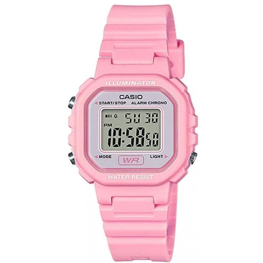 Relógio de Pulso Casio Infantil Led Digitall Prova Dagua Preto Cinza Azul e Rosa