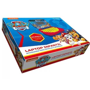 Laptop Pequeno Azul Infantil Patrulha Canina Candide 1915