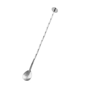 Colher Bailarina Trançada para Drink Prata - Mimo Style