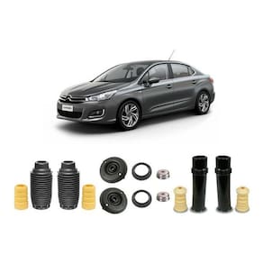 Kit Suspensão Dianteira + Traseiro C4 Lounge 2016 2017 2018
