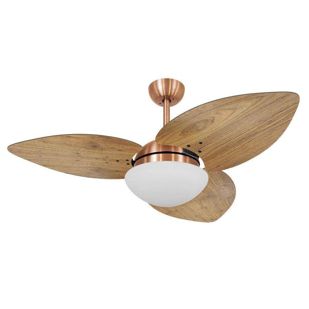 Ventilador De Teto Vd42 Dunamis Cobre Rádica Freijó 110V