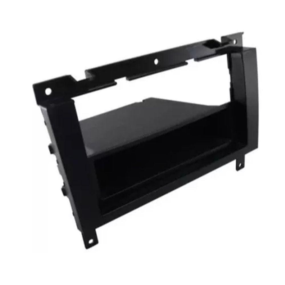 Moldura Som Rádio 1 Din E Porta Objetos Gol G3 Preto
