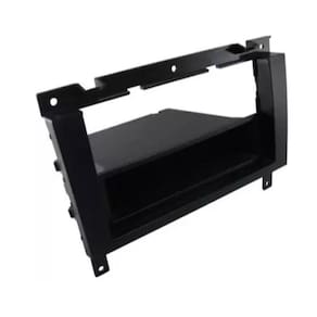 Moldura Som Rádio 1 Din E Porta Objetos Gol G3 Preto