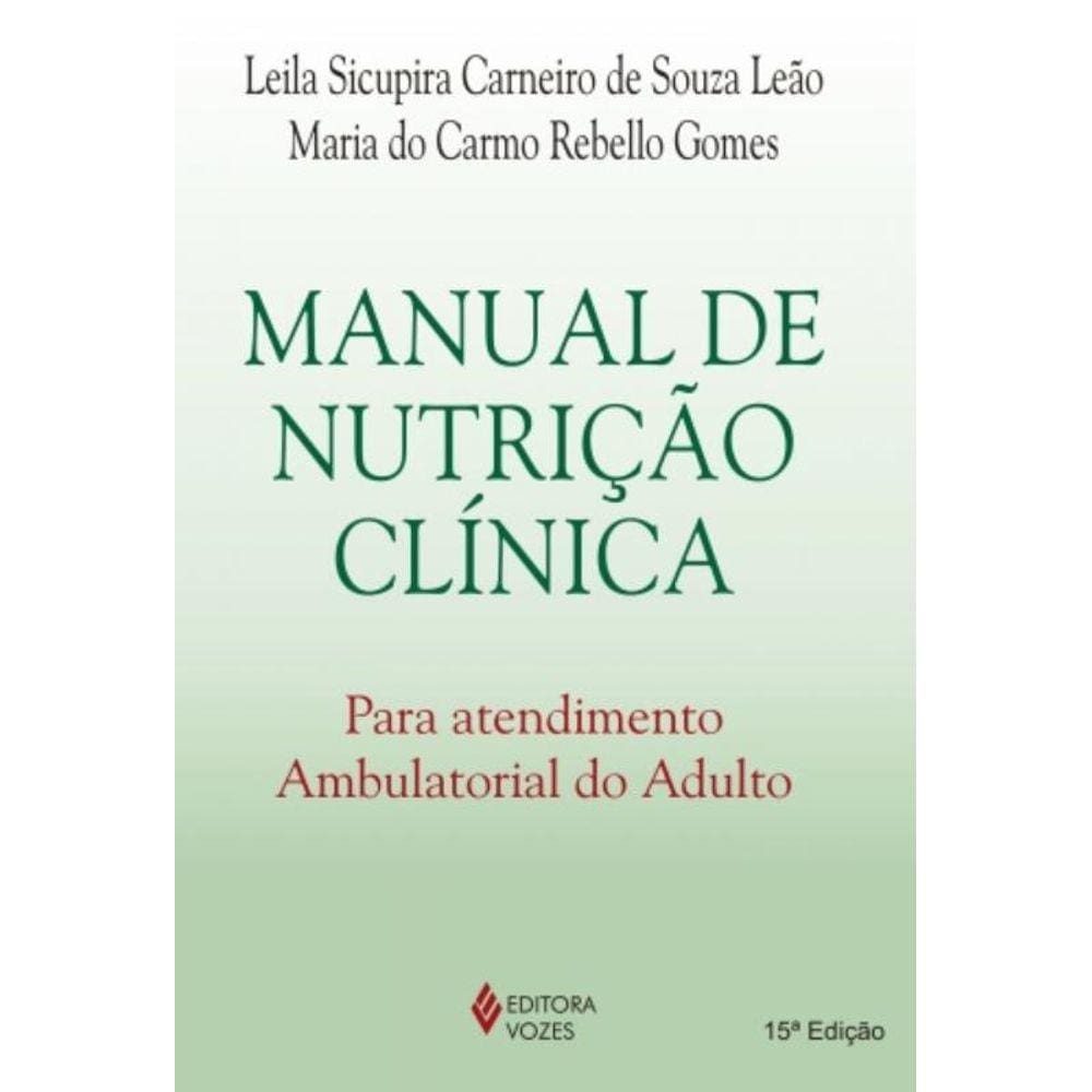 Manual De Nutricao Clinica