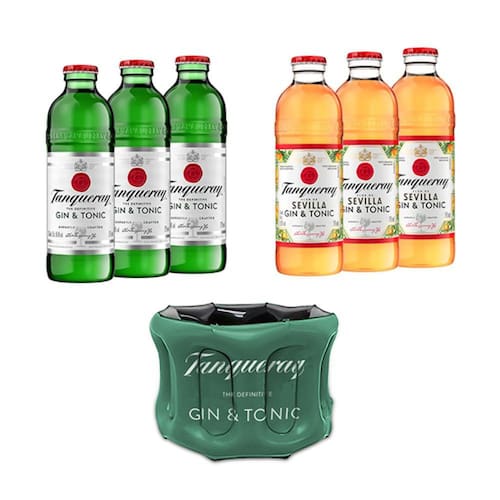 COMBO  3 TANQUERAY LD TONIC + 3 TANQUERAY SEVILLA TONIC + BALDE INFLÁVEL 4l é boa?