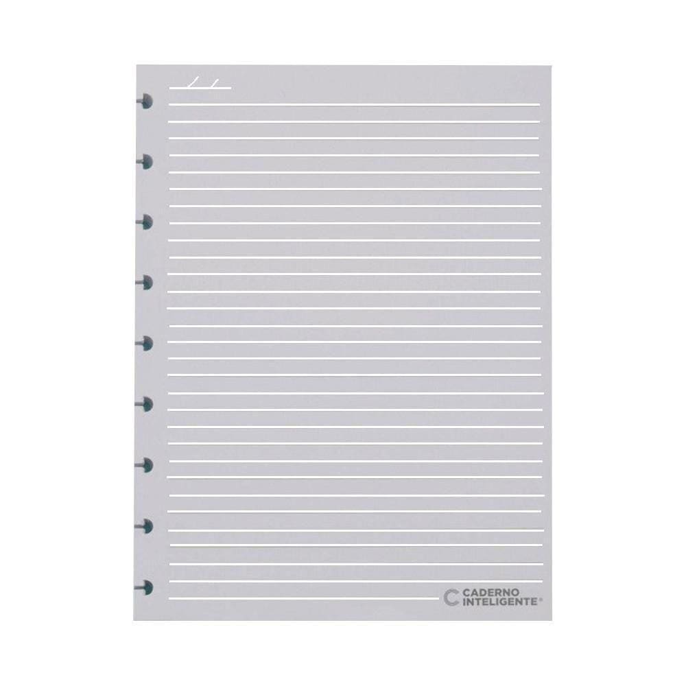 Refil Caderno Inteligente 120G M Linhas Brancas Pautado
