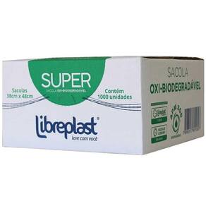 Sacola Plastico Medio 38Cmx48Cmx2,0 C/1000 Libreplast